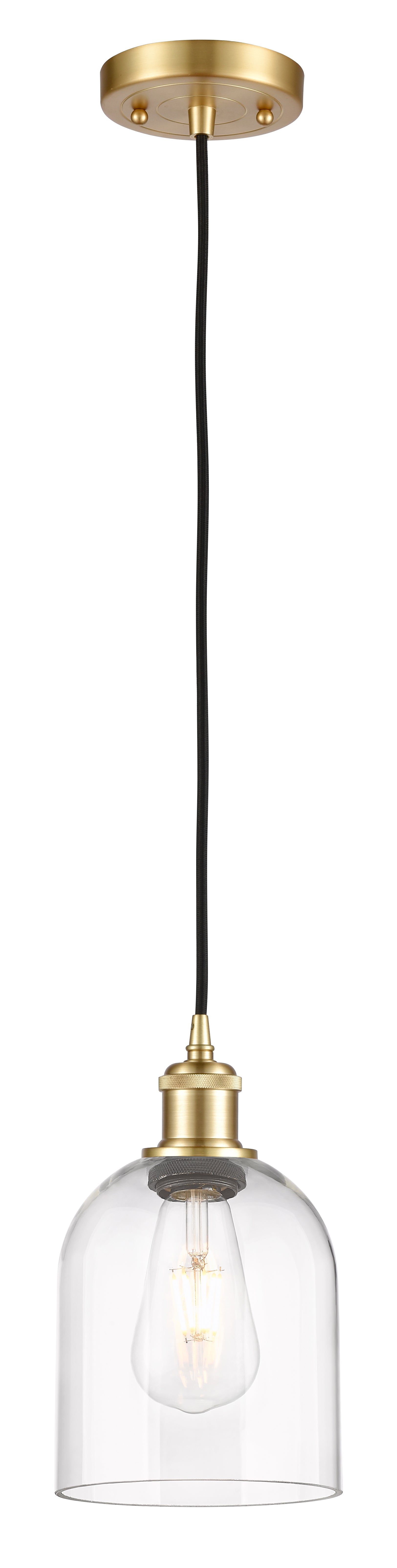 Ballston Mini Pendant Antique Brass Finish