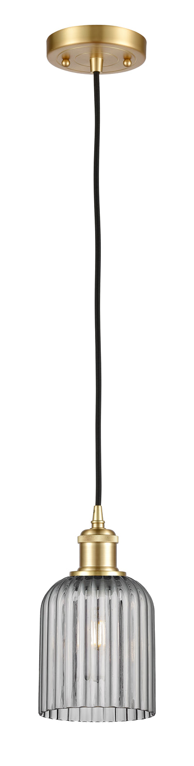 Ballston Mini Pendant Antique Brass Finish