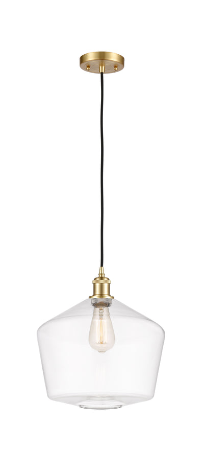 Ballston Mini Pendant Antique Brass 12 Inch