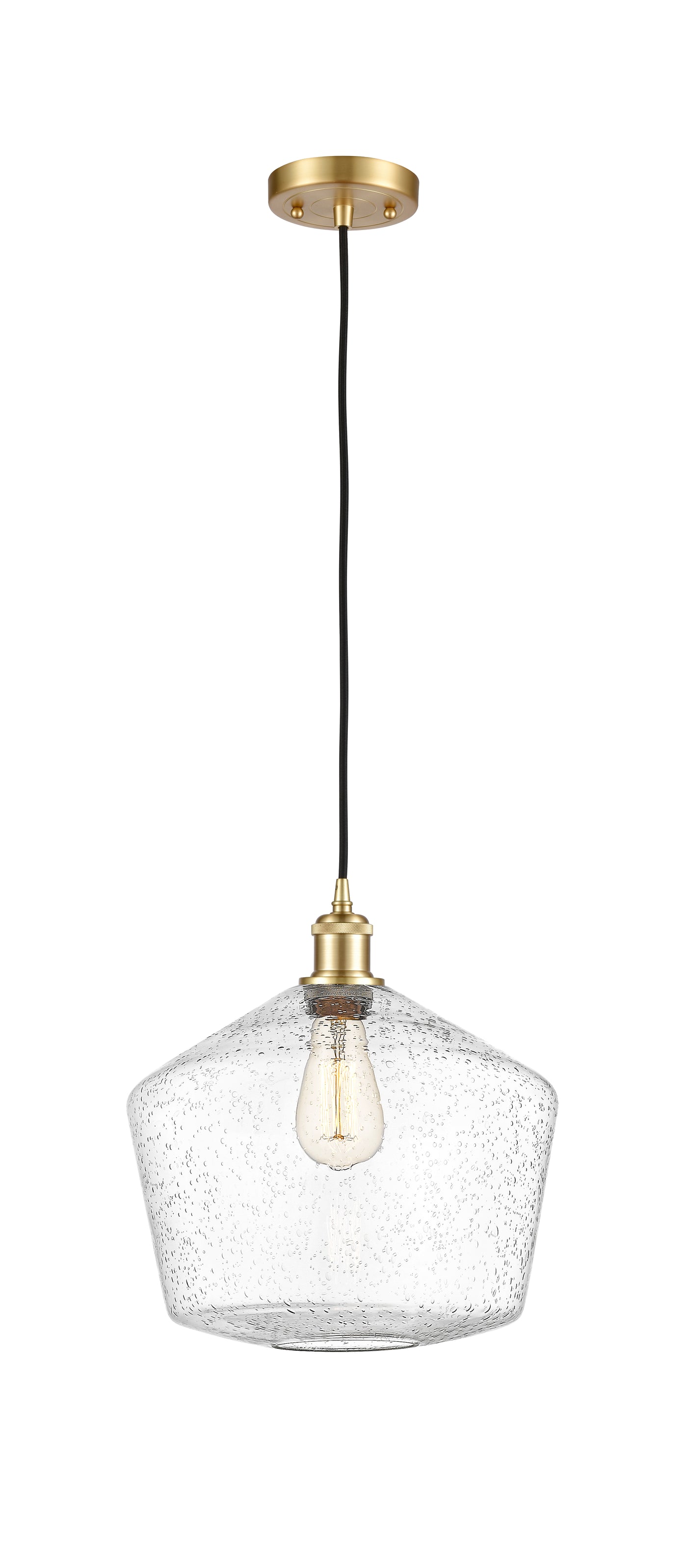 Ballston Mini Pendant Antique Brass 12 Inch