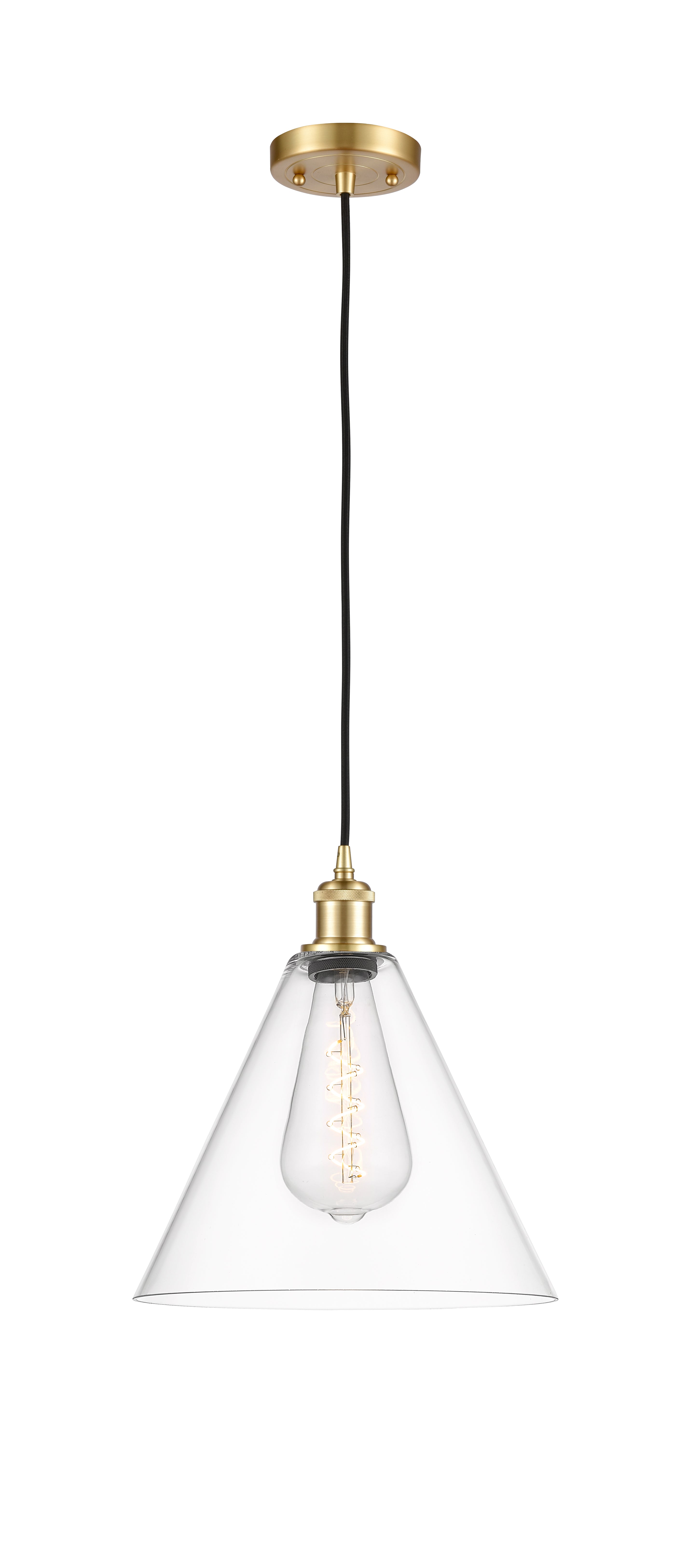 Ballston Mini Pendant Antique Brass Finish