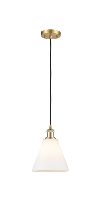 Ballston Mini Pendant Antique Brass Glass