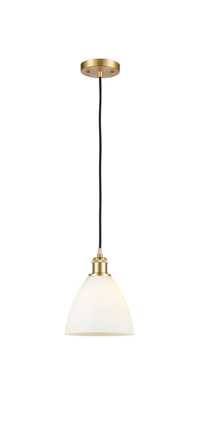 Ballston Mini Pendant Antique Brass Finish