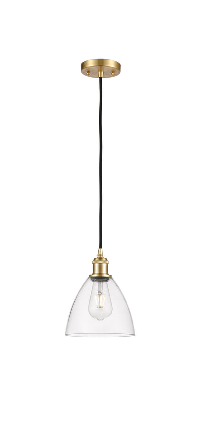 Ballston Mini Pendant Antique Brass Finish