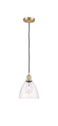 Ballston Mini Pendant Antique Brass Finish