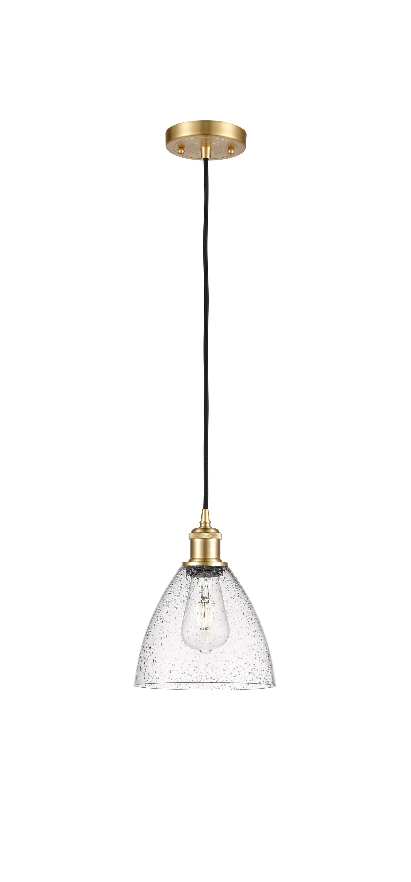 Ballston Mini Pendant Antique Brass Finish