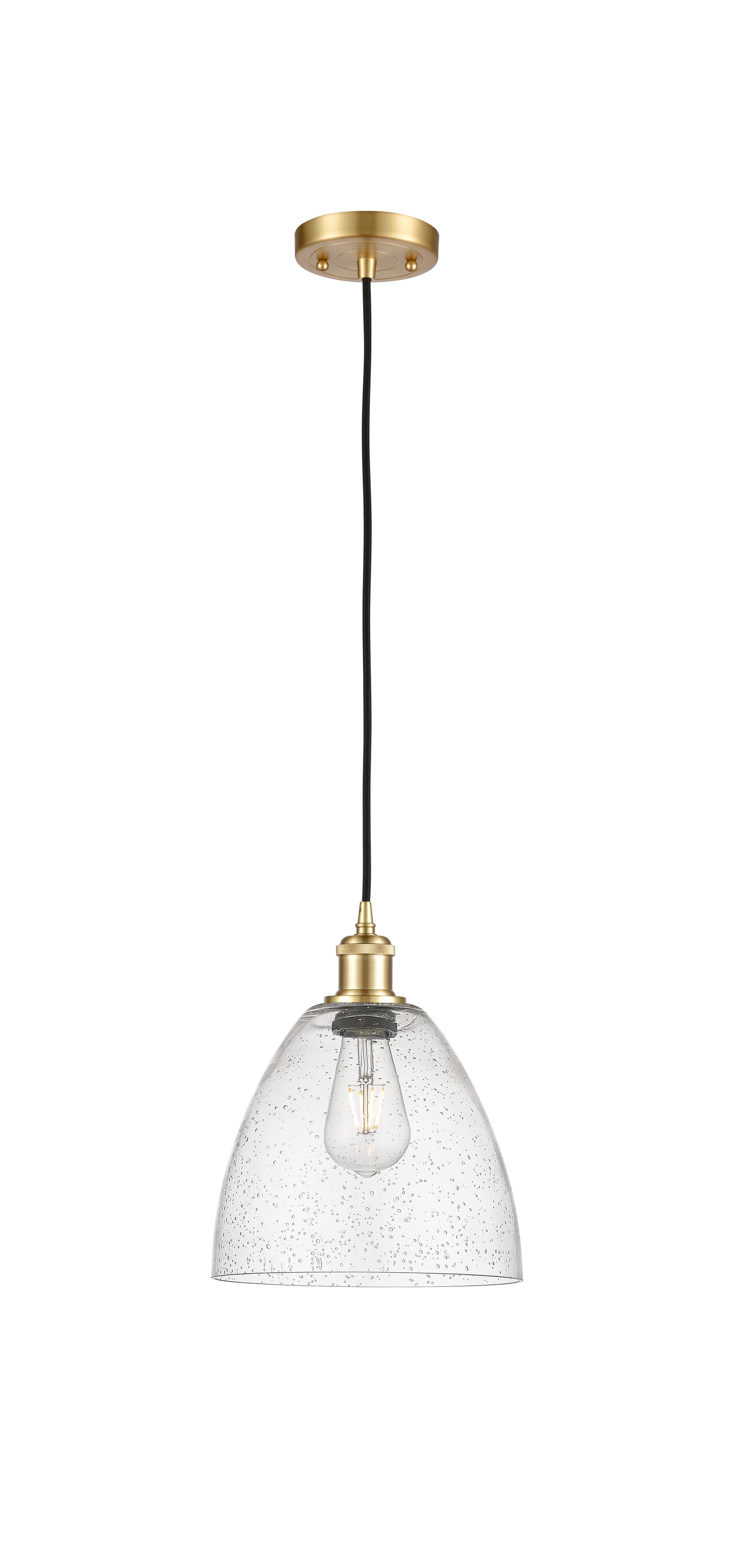 Ballston Mini Pendant Antique Brass Finish