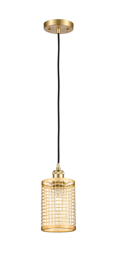 Ballston Mini Pendant Antique Brass Finish