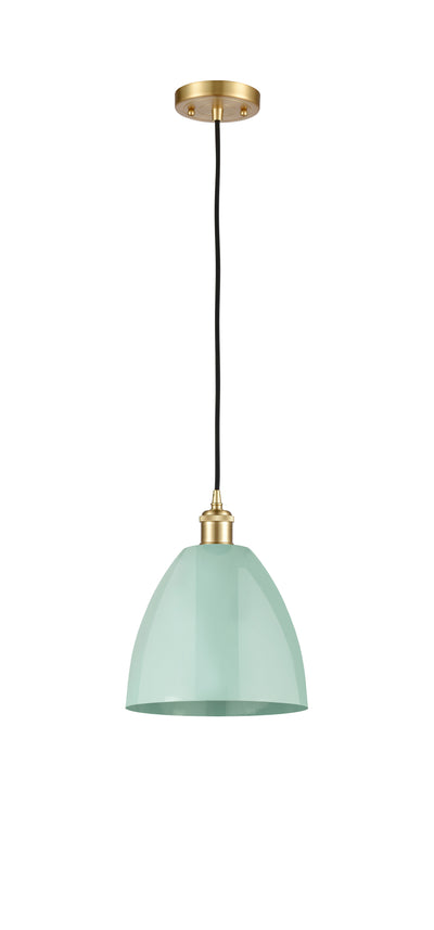 Ballston Mini Pendant Antique Brass Finish