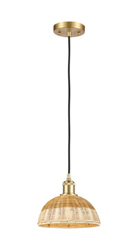 Ballston Mini Pendant Antique Brass Finish