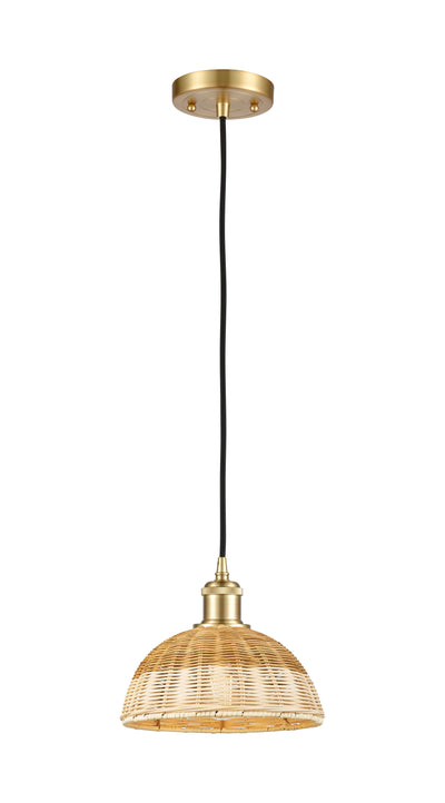 Ballston Mini Pendant Antique Brass Finish