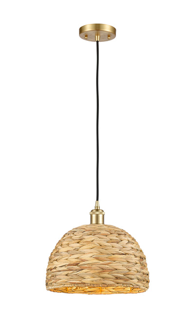Ballston Mini Pendant Antique Brass 12 Inch