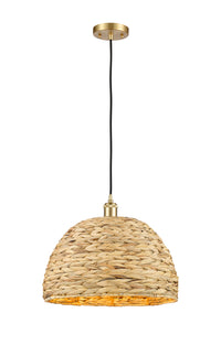 Ballston Mini Pendant Antique Brass Finish