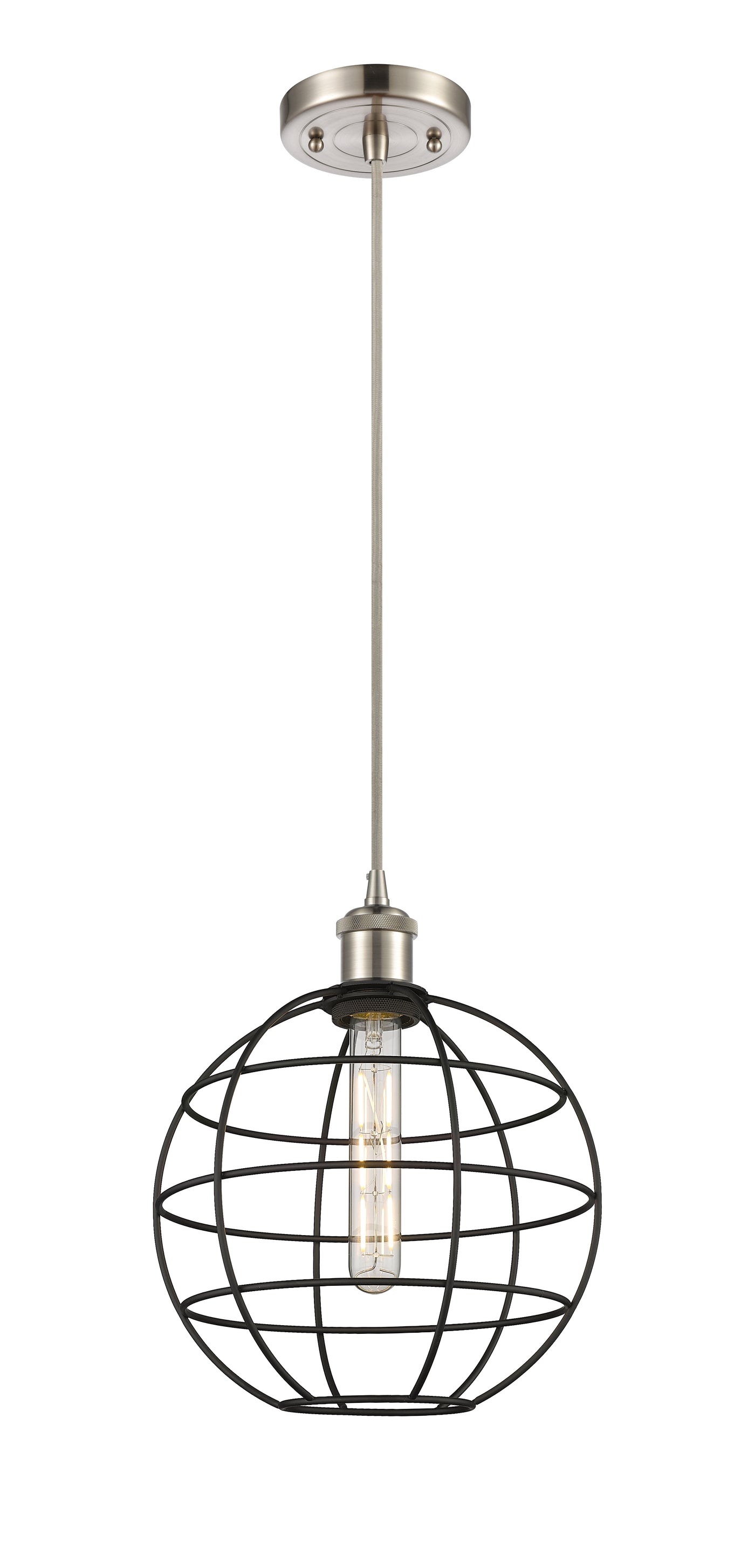 Ballston Mini Pendant Antique Brass 10 Inch