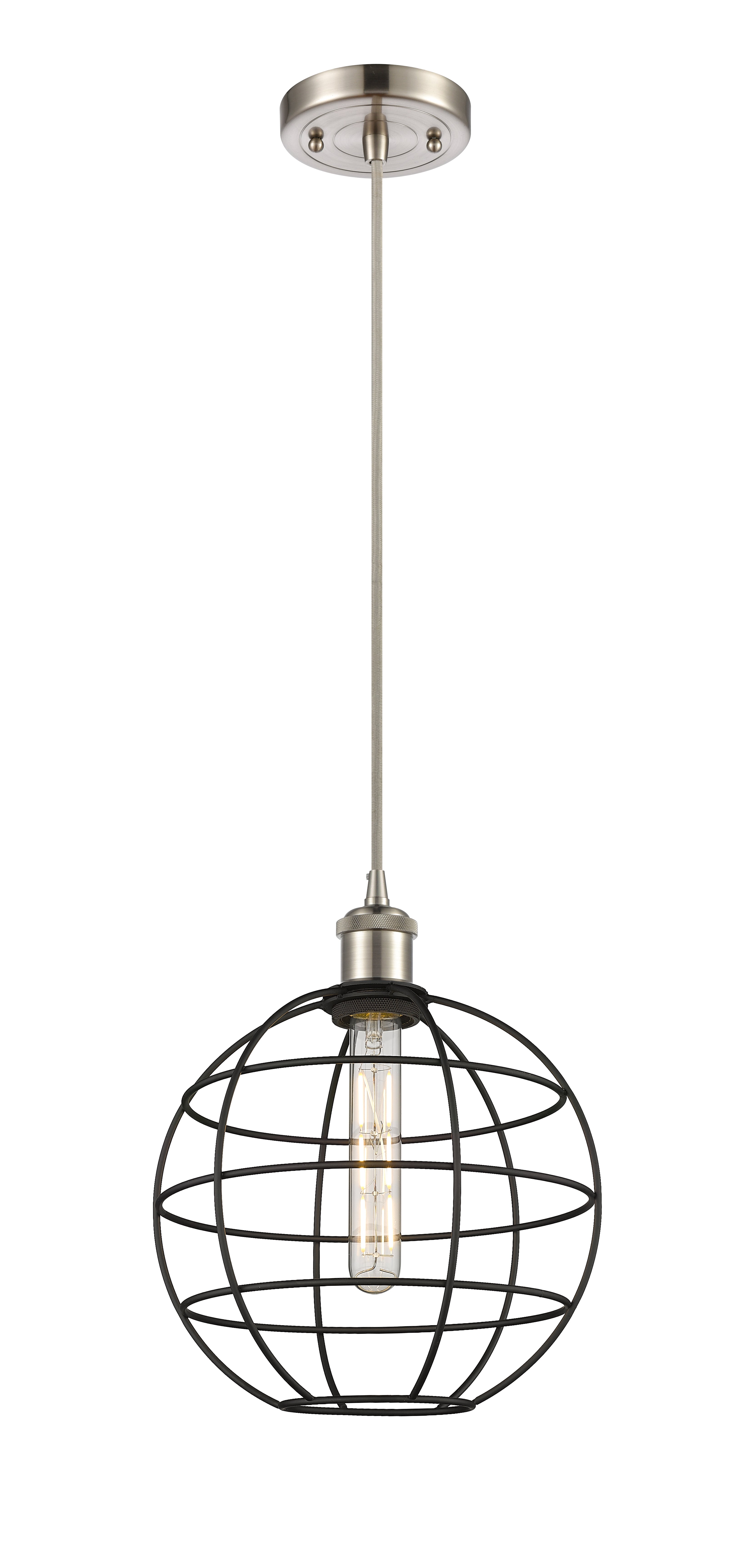 Ballston Mini Pendant Antique Brass 10 Inch