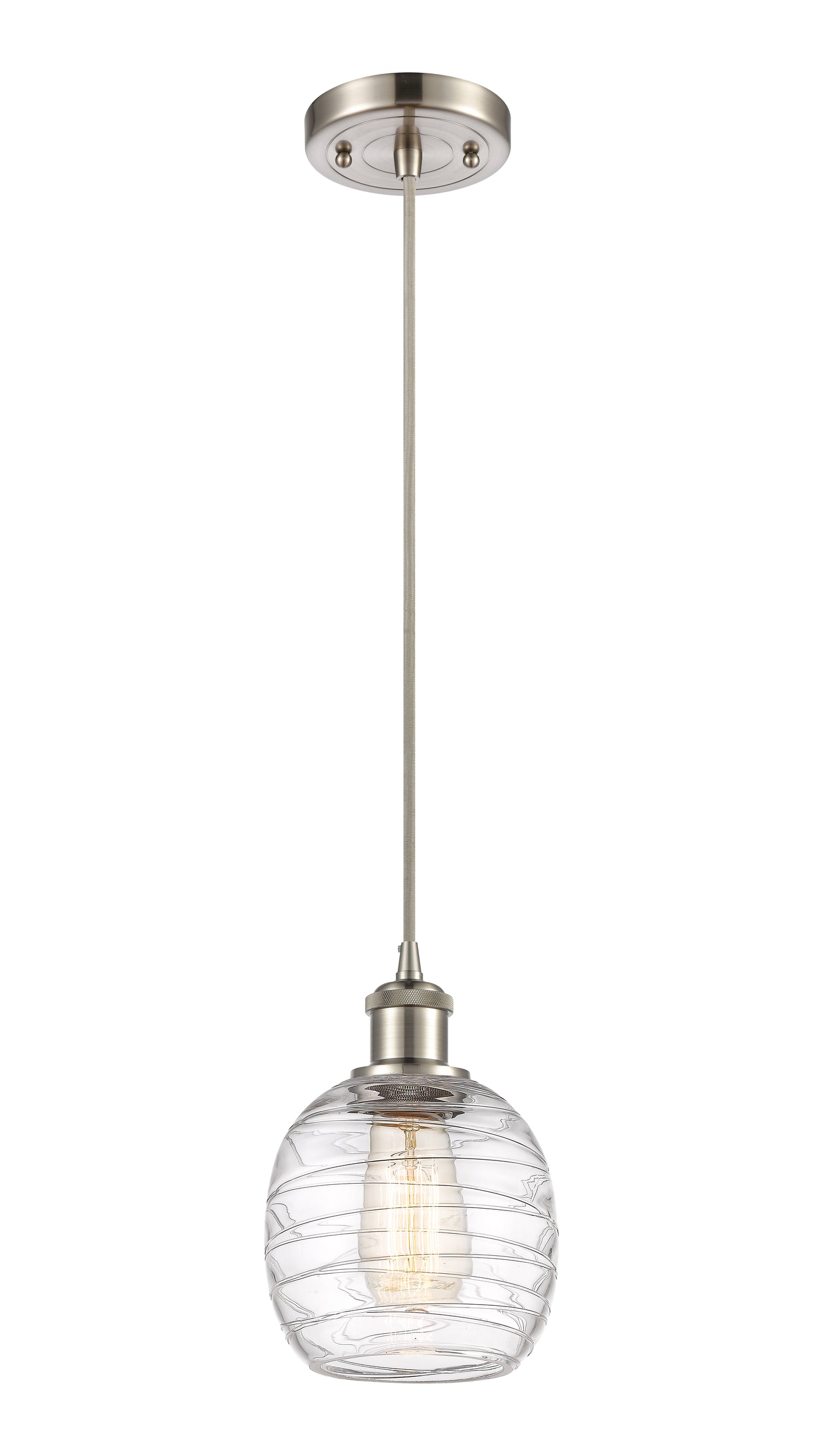 Ballston Mini Pendant Antique Brass Finish