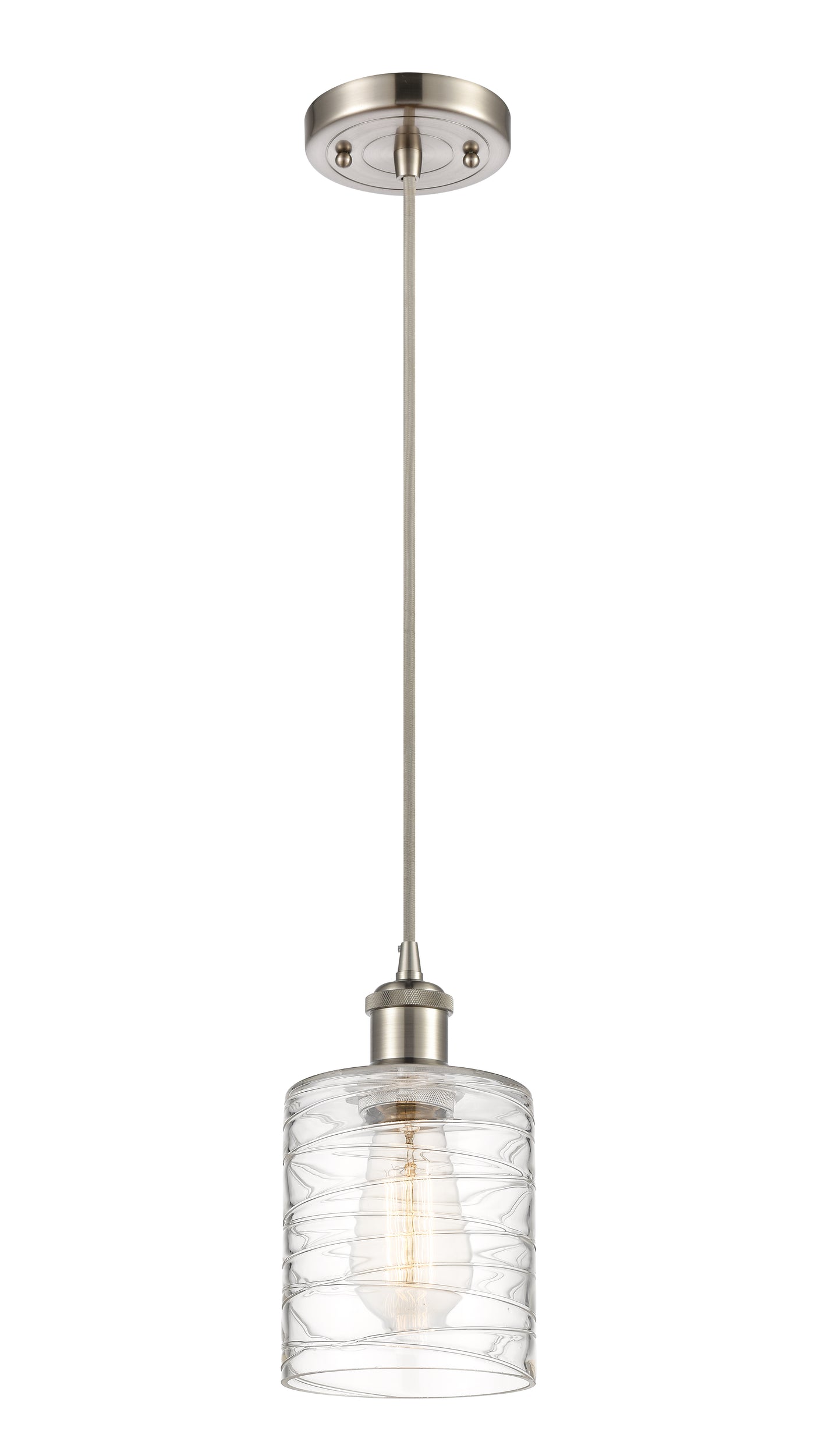 Ballston Mini Pendant Antique Brass Finish