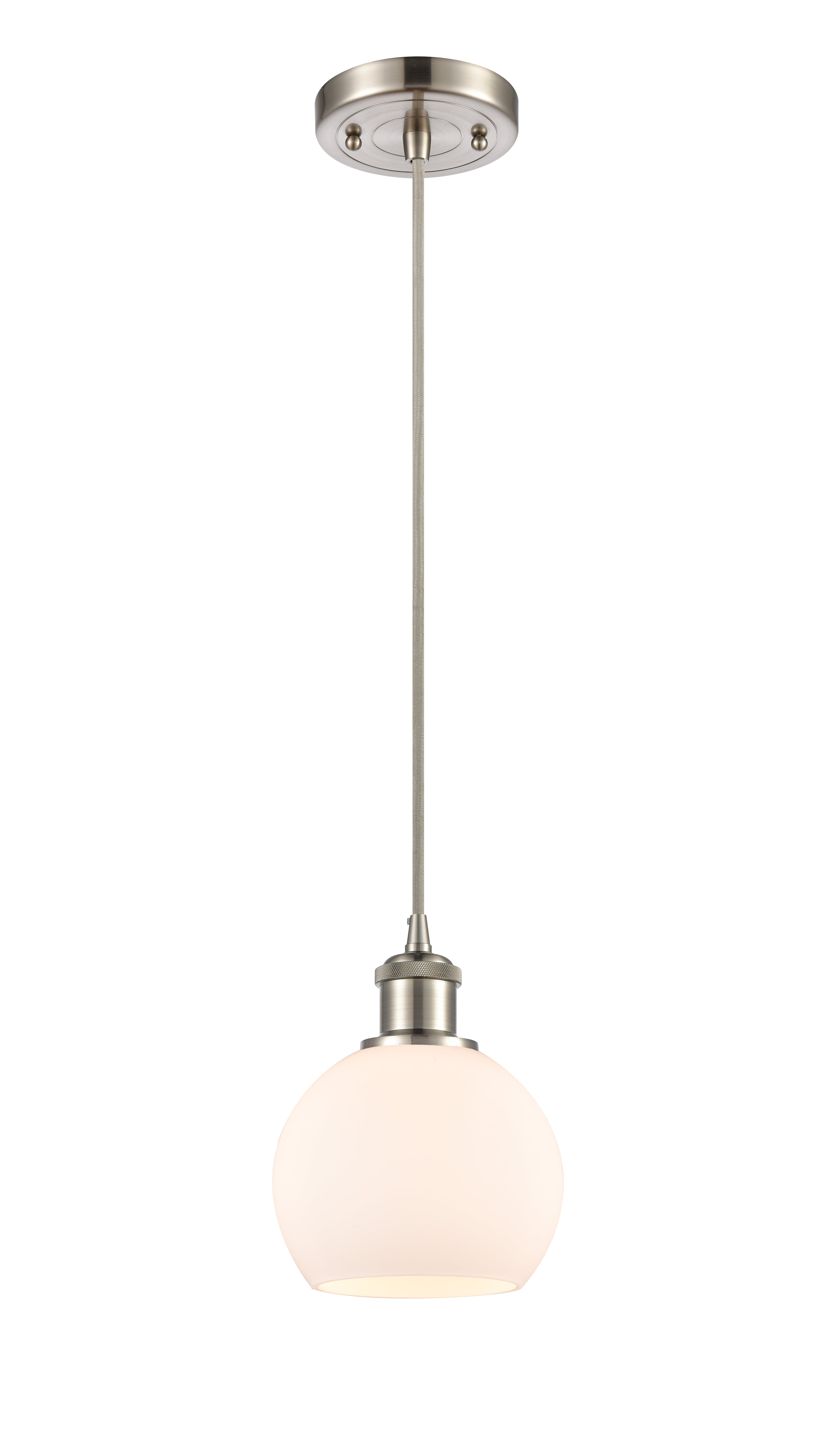 Ballston Mini Pendant Antique Brass Finish