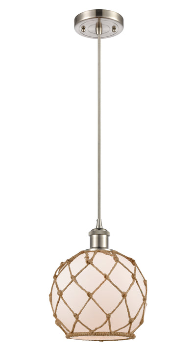 Ballston Mini Pendant Cast Brass 8 Inch