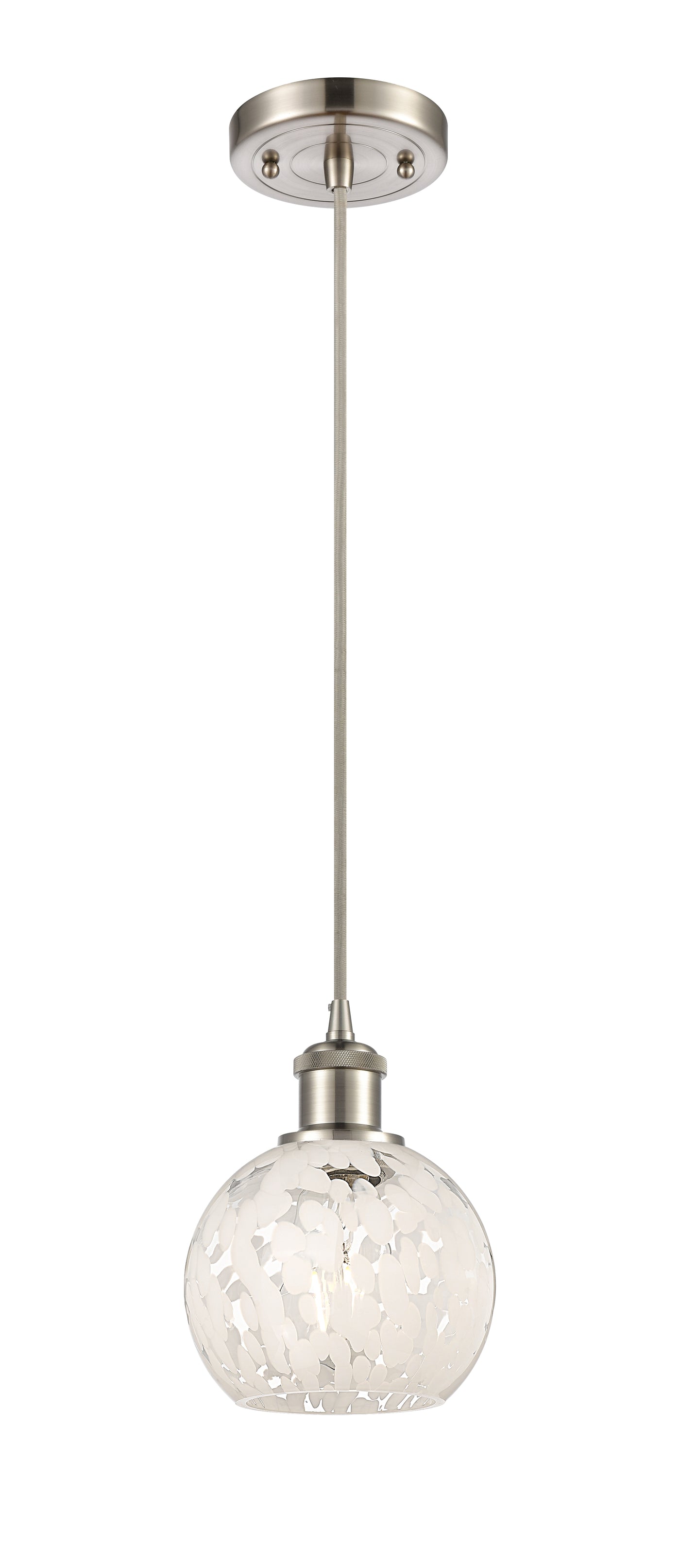 Ballston Mini Pendant Antique Brass 8 Inch