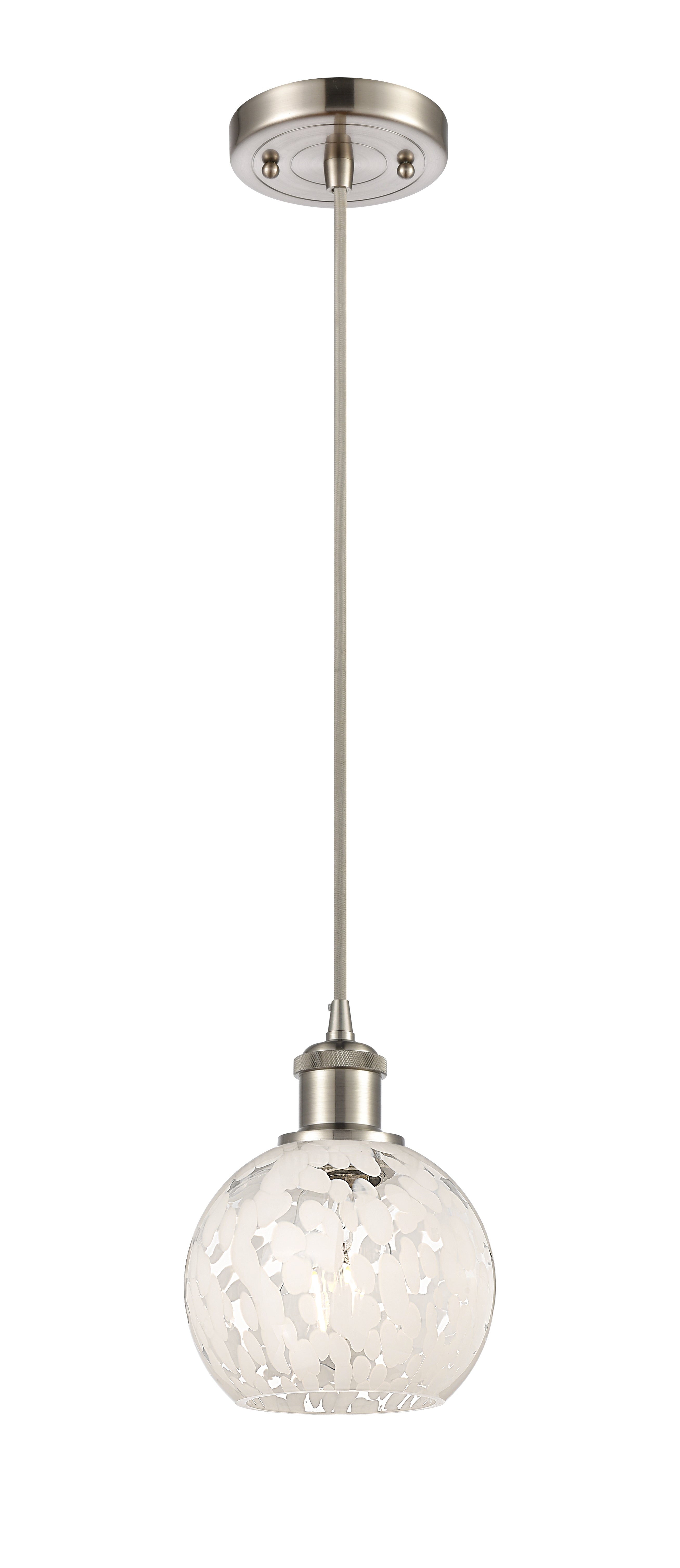 Ballston Mini Pendant Antique Brass 8 Inch