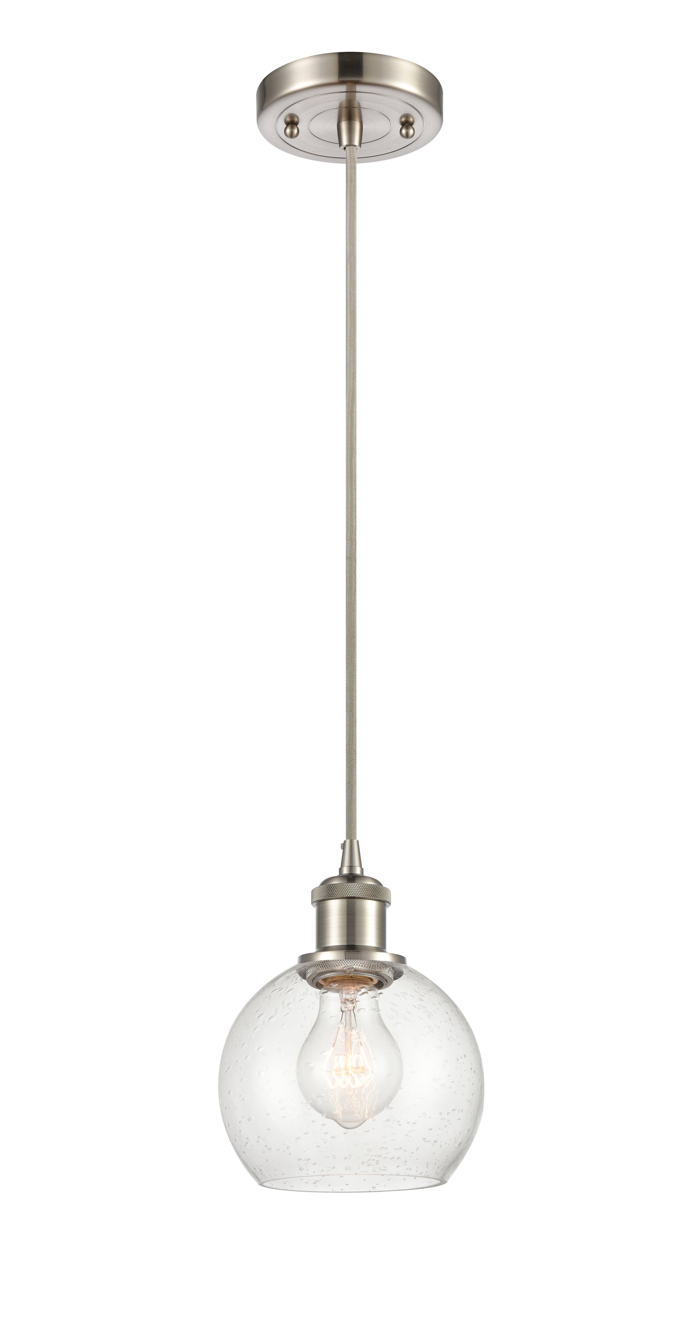 Ballston Mini Pendant Antique Brass Finish