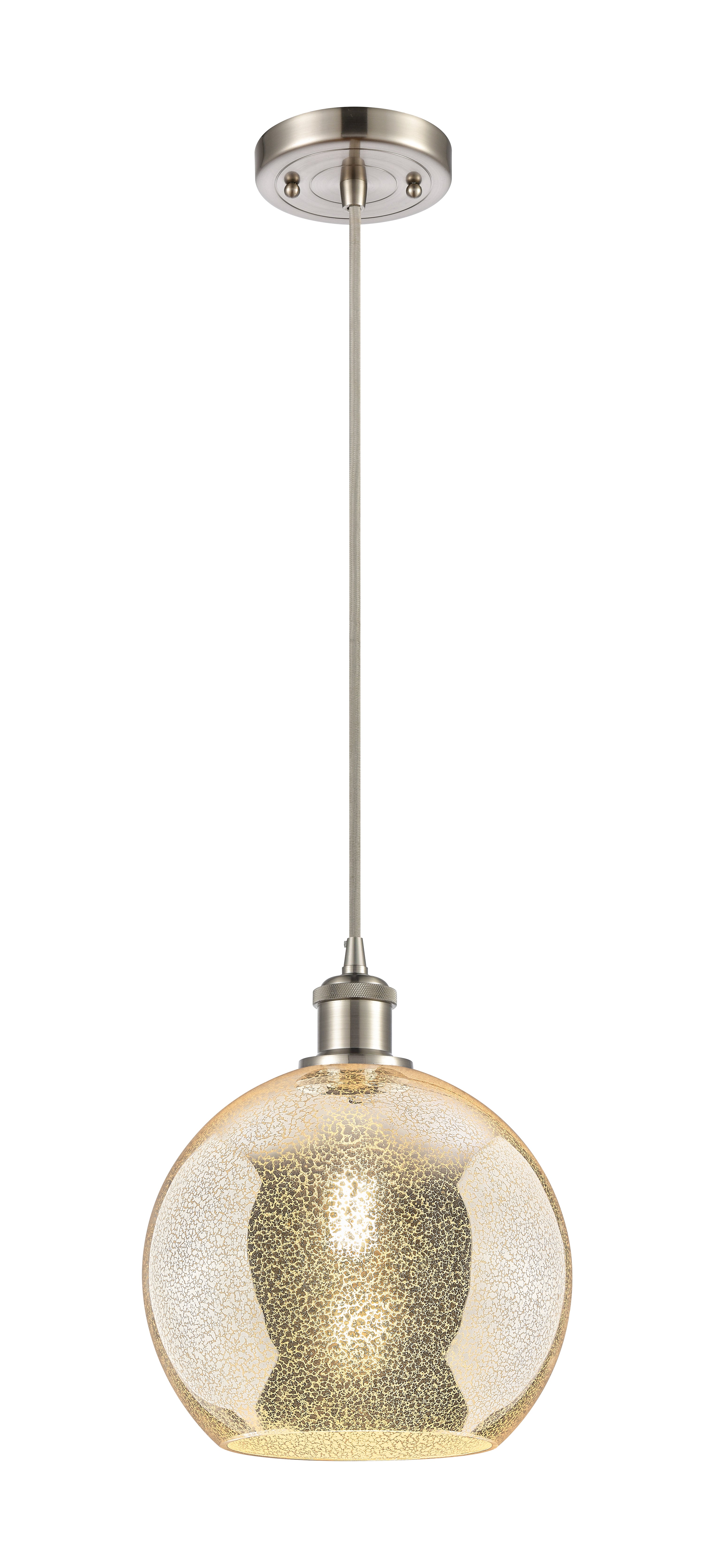 Ballston Mini Pendant Antique Brass Finish