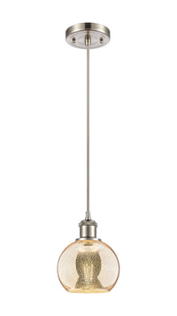 Ballston Mini Pendant Antique Brass Finish