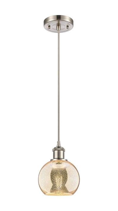 Ballston Mini Pendant Antique Brass Finish