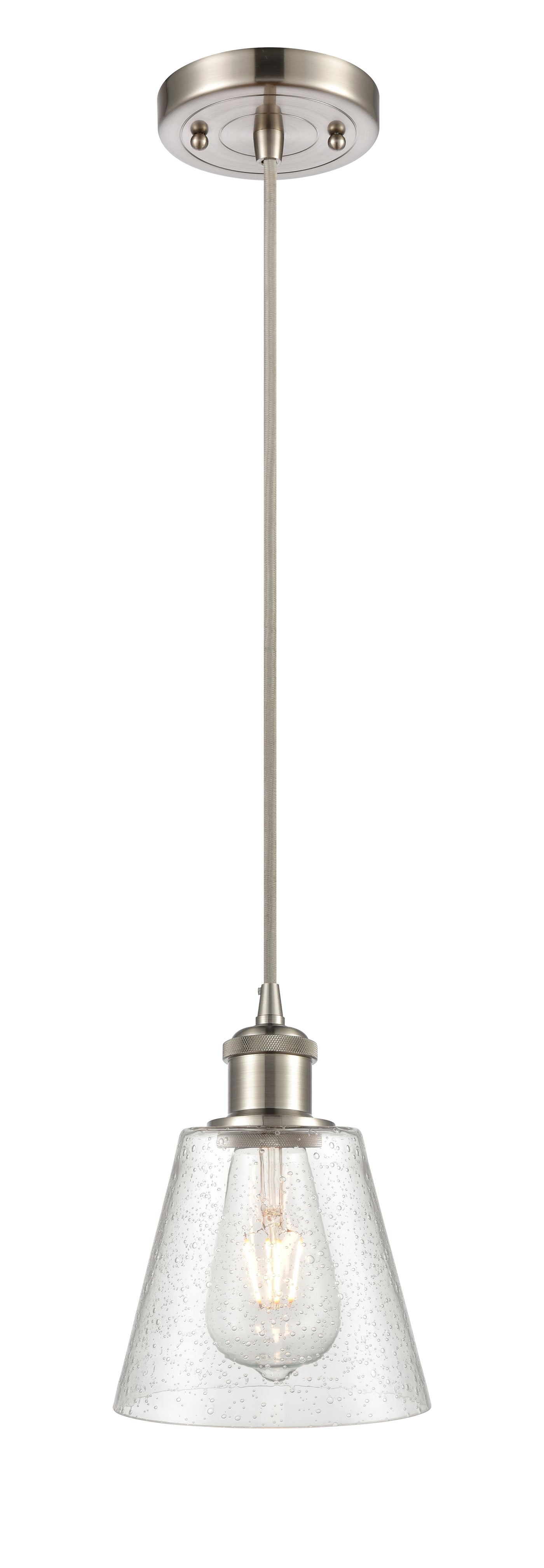 Ballston Mini Pendant Antique Brass Finish
