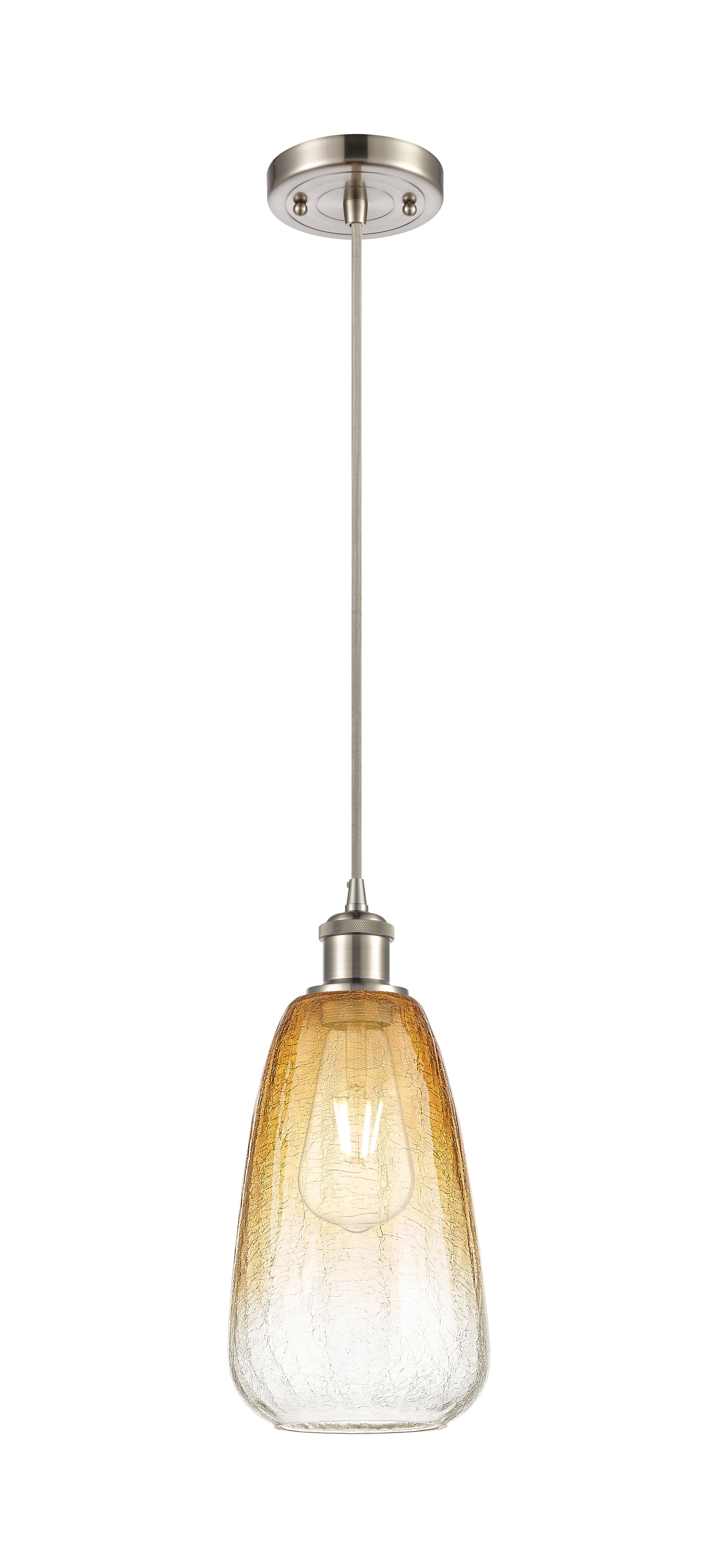 Ballston Mini Pendant Antique Brass 6 Inch