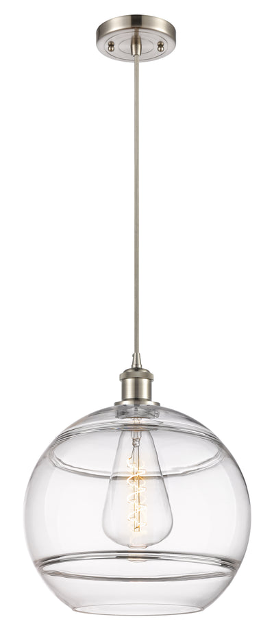 Ballston Mini Pendant Antique Brass Glass