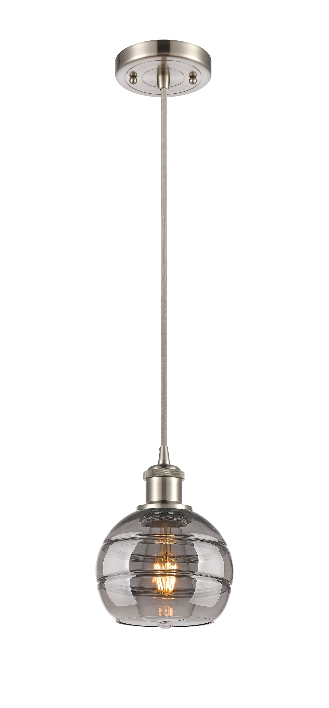 Ballston Mini Pendant Antique Brass Finish