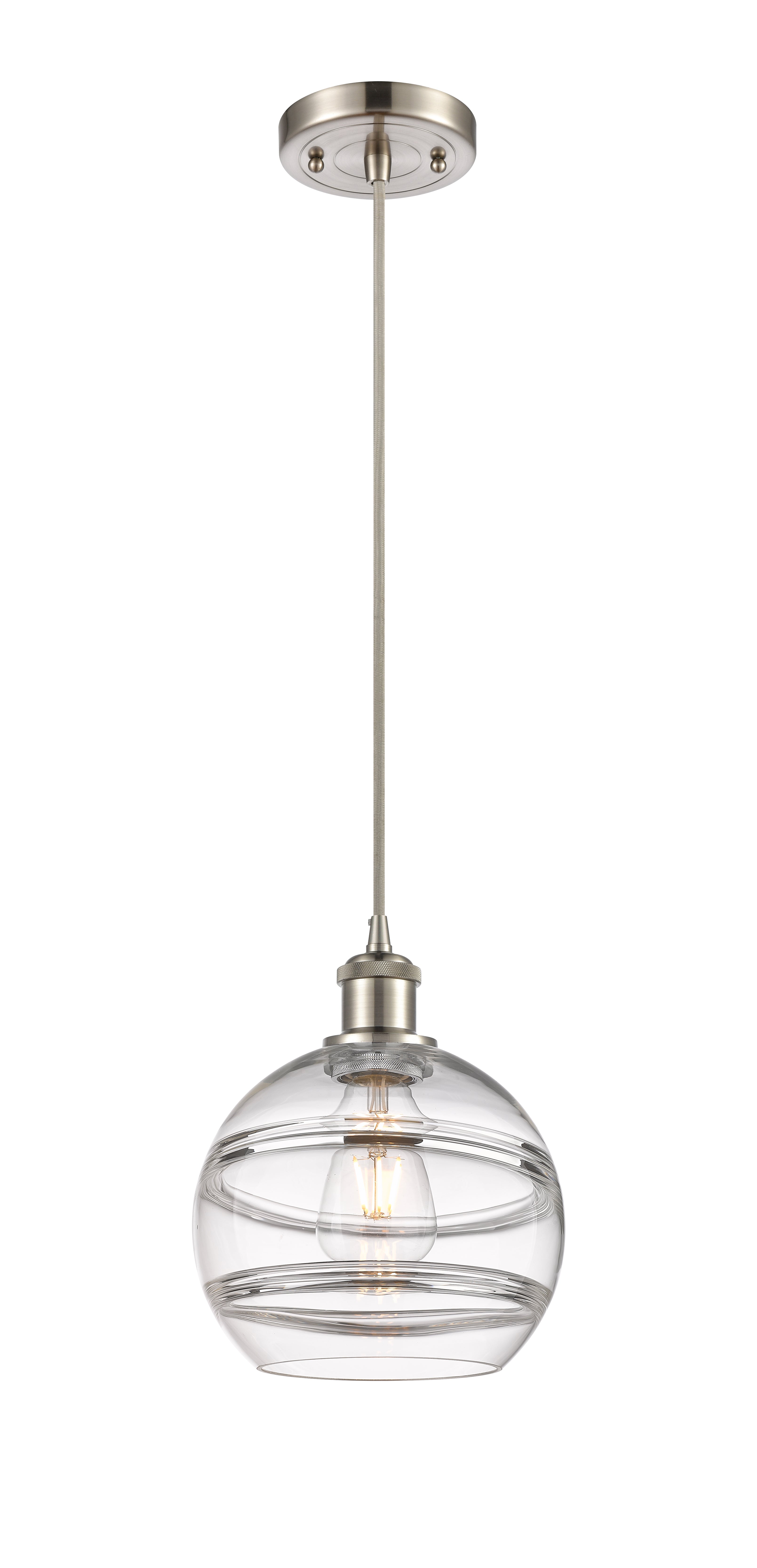 Ballston Mini Pendant Antique Brass Finish