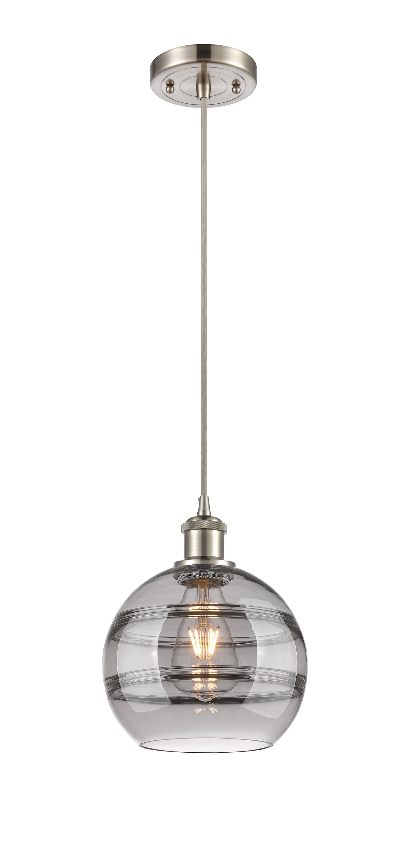 Ballston Mini Pendant Antique Brass Finish