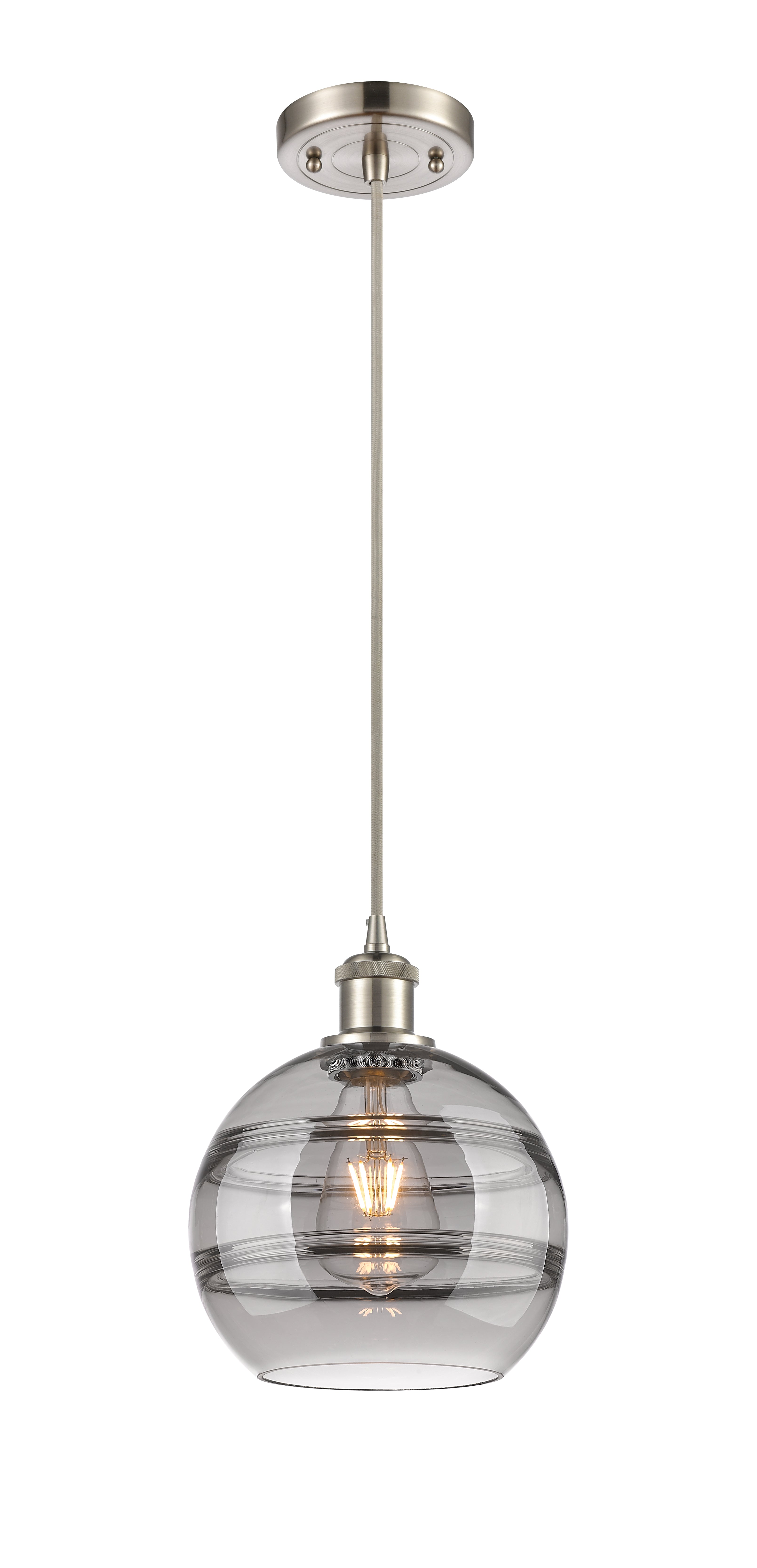 Ballston Mini Pendant Antique Brass Finish
