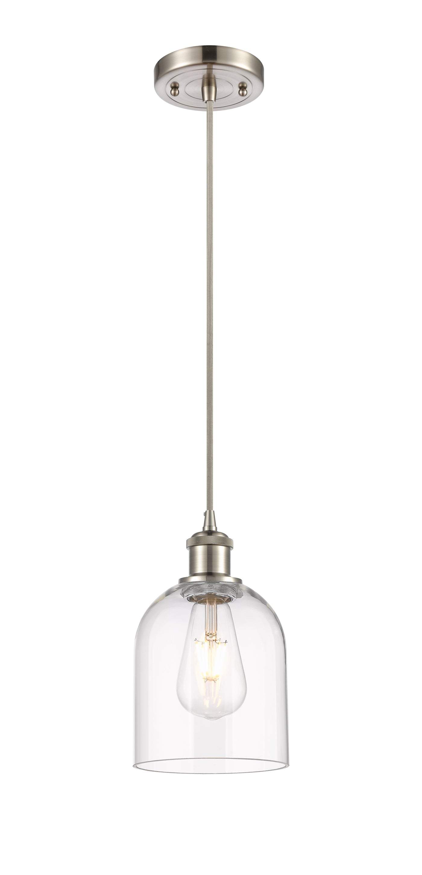 Ballston Mini Pendant Antique Brass Finish