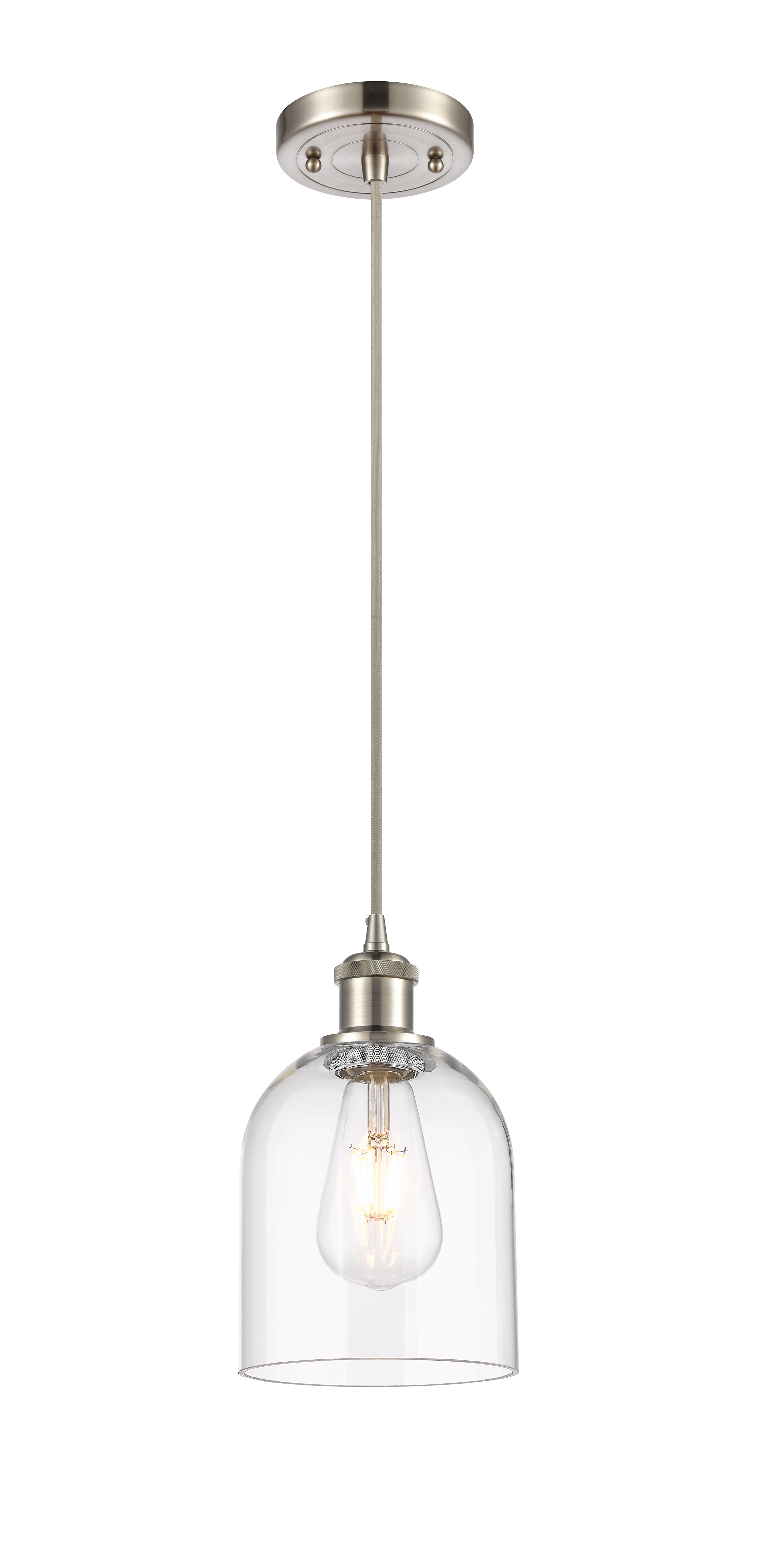 Ballston Mini Pendant Antique Brass Finish