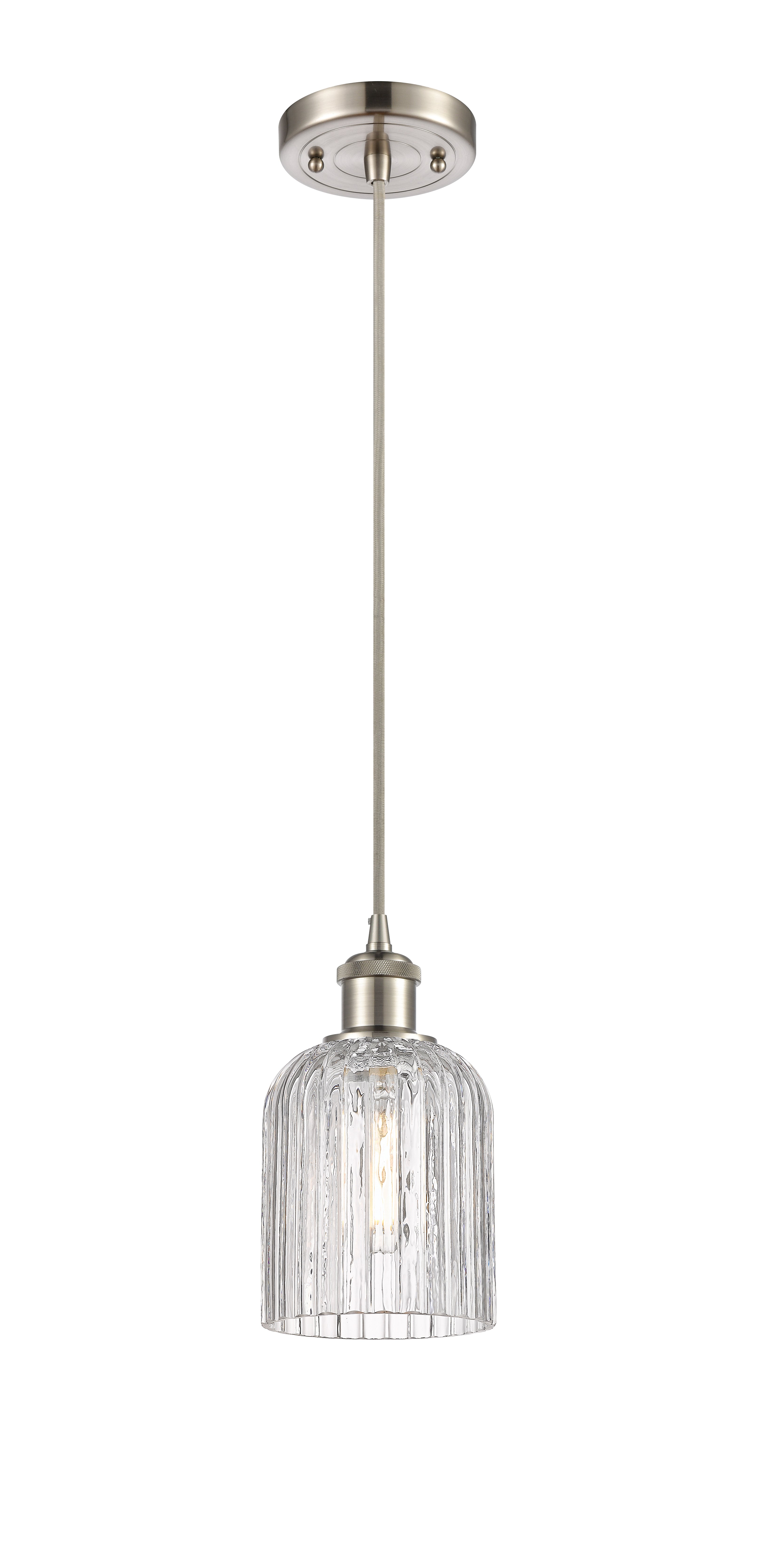 Ballston Mini Pendant Antique Brass Finish