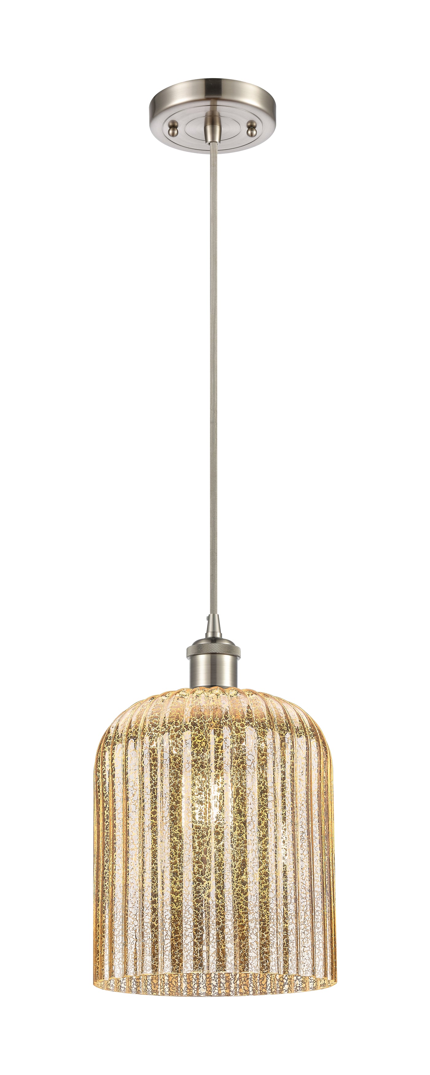 Ballston Mini Pendant Antique Brass 5 Inch