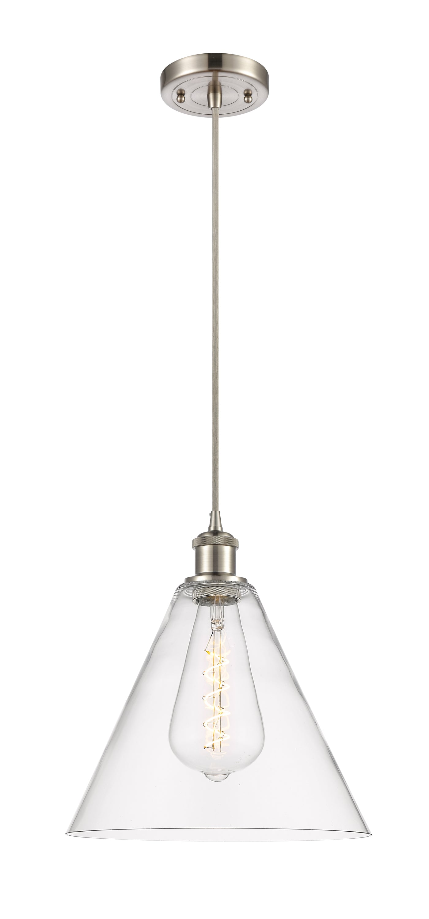 Ballston Mini Pendant Antique Brass Finish