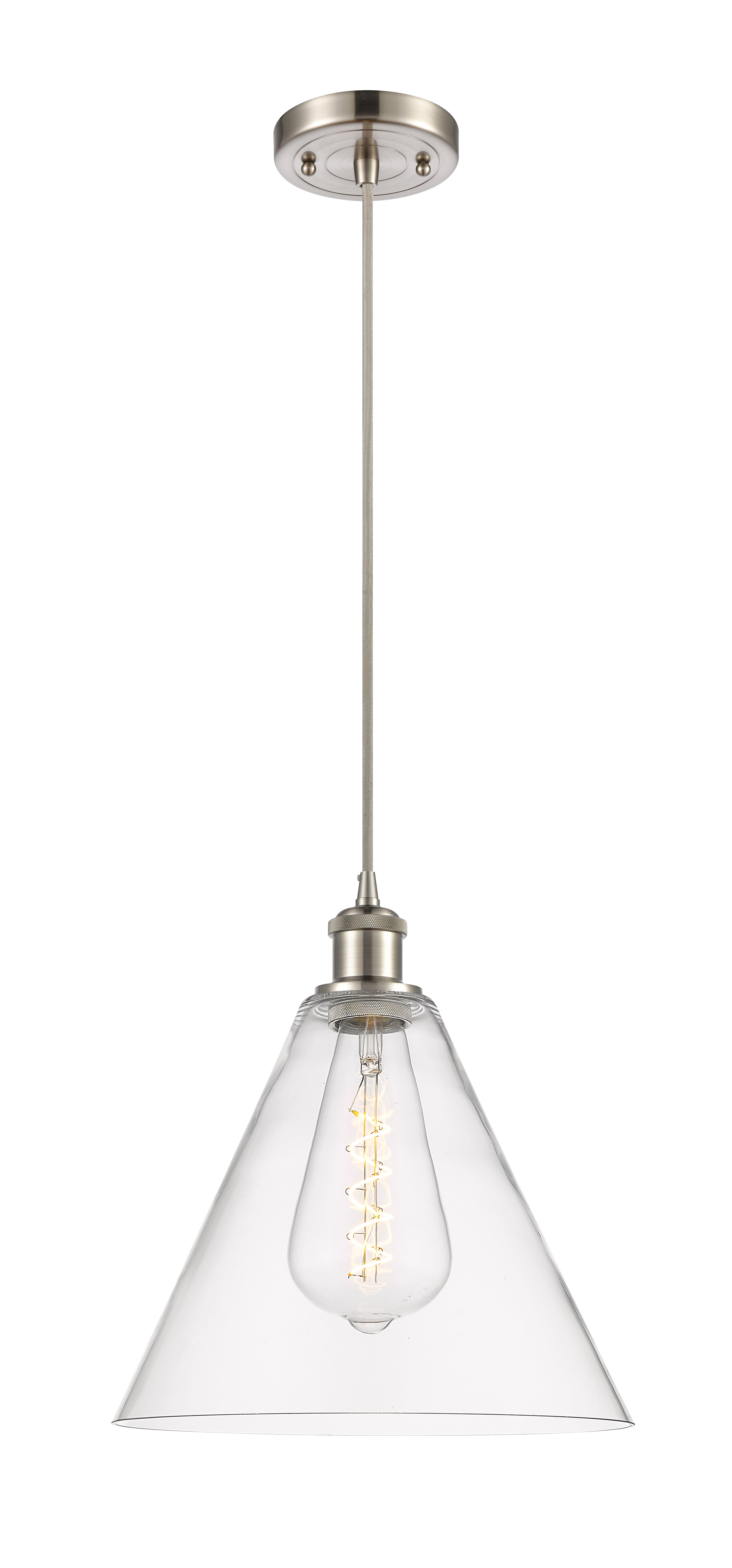 Ballston Mini Pendant Antique Brass Finish