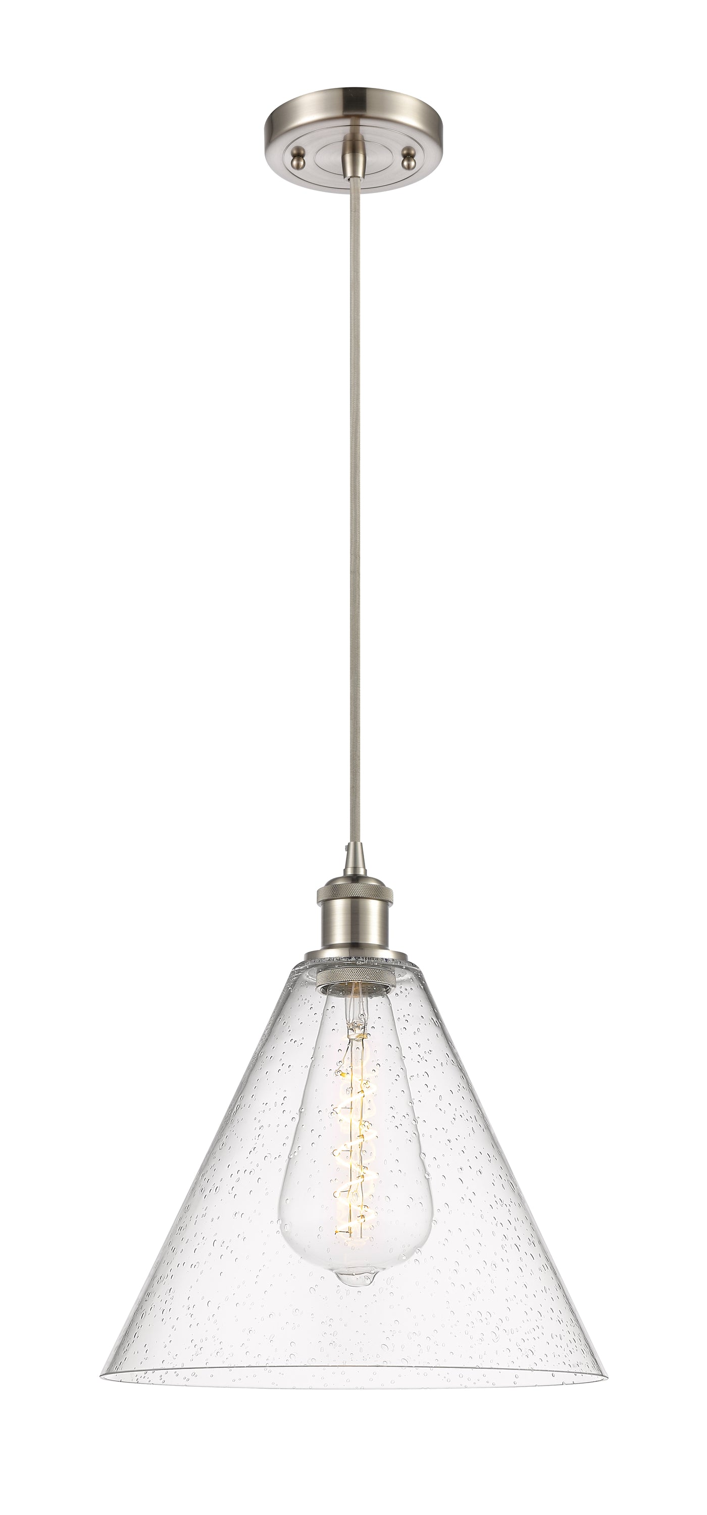 Ballston Mini Pendant Antique Brass Finish