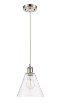 Ballston Mini Pendant 8 Inch Antique Brass
