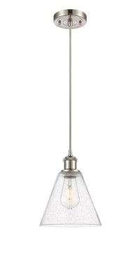 Ballston Mini Pendant 8 Inch Antique Brass