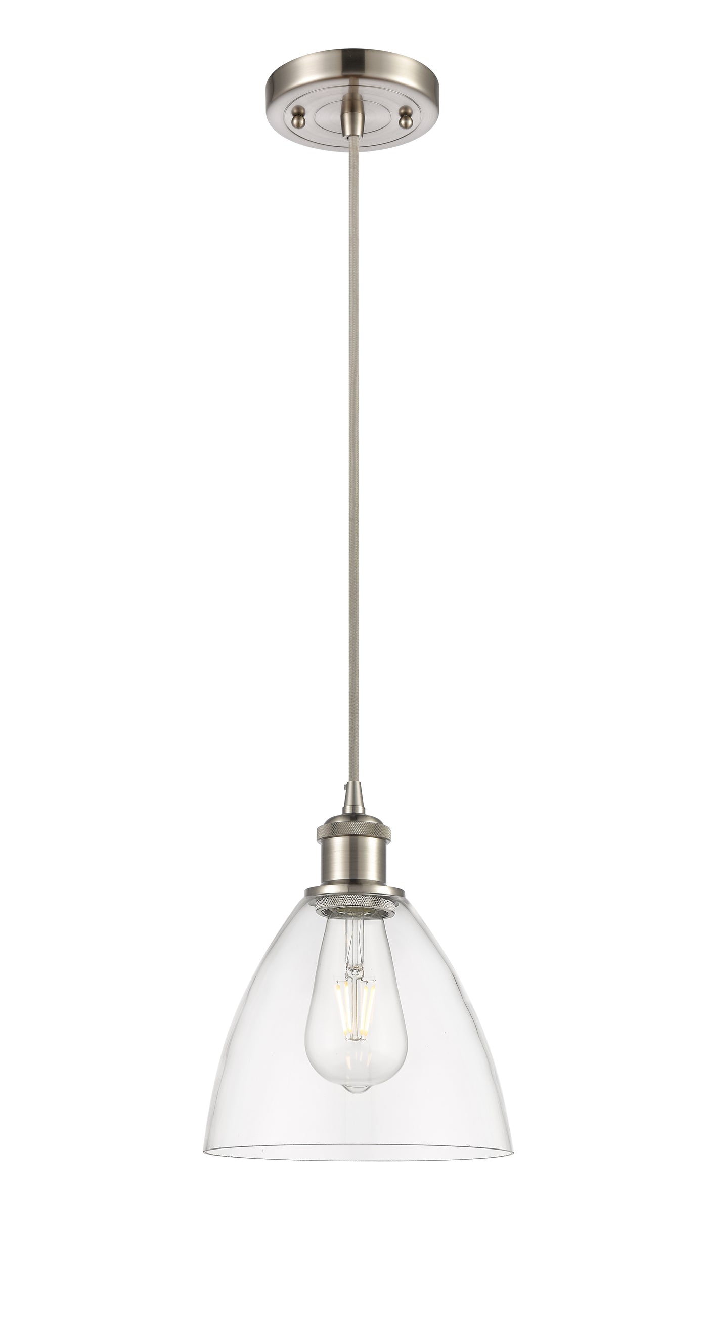 Ballston Mini Pendant Antique Brass Finish