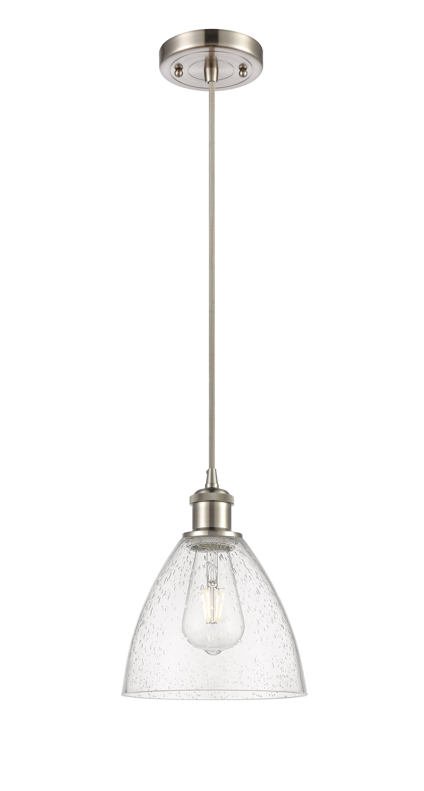 Ballston Mini Pendant Antique Brass Finish