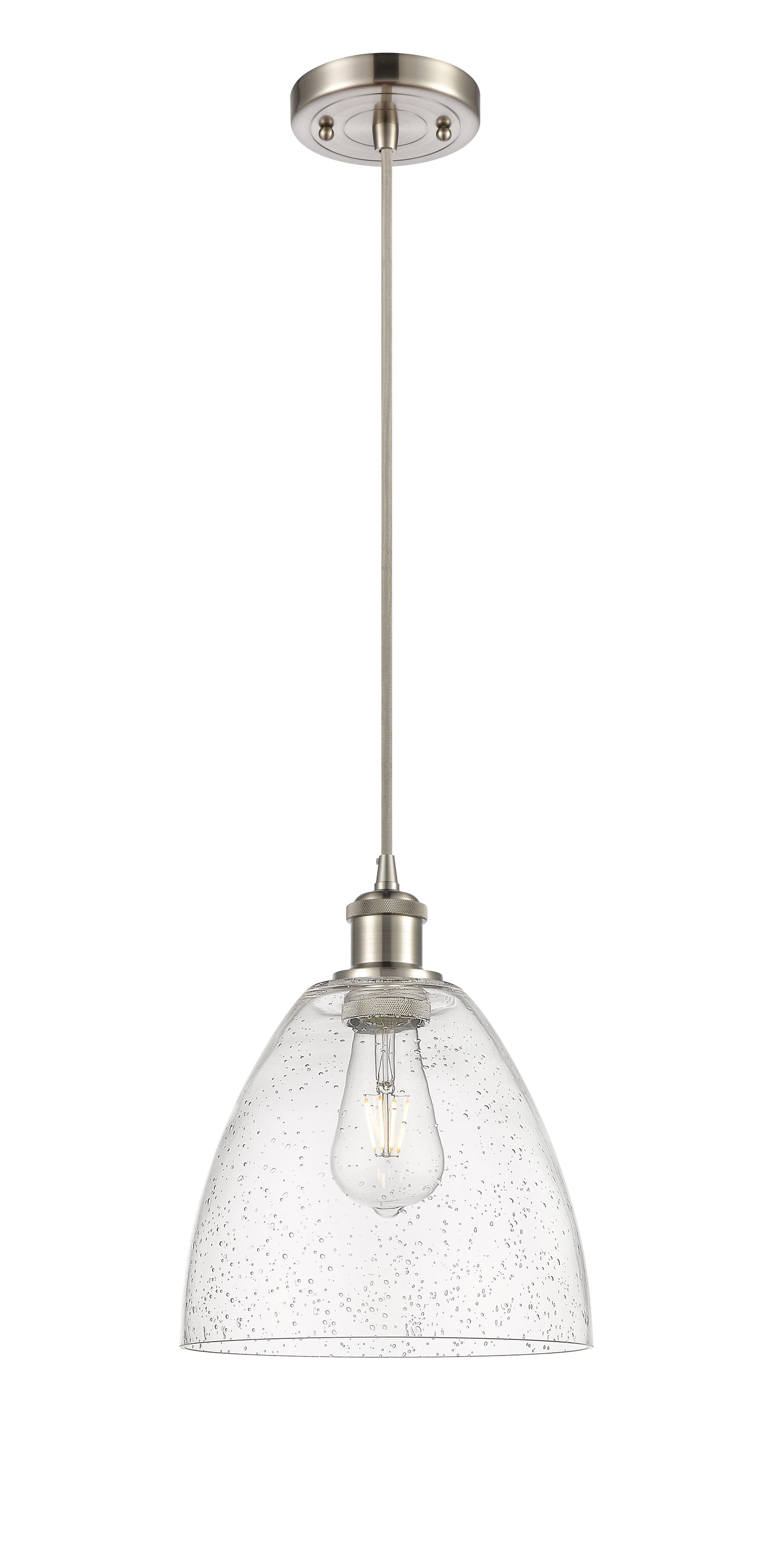 Ballston Mini Pendant Antique Brass Finish
