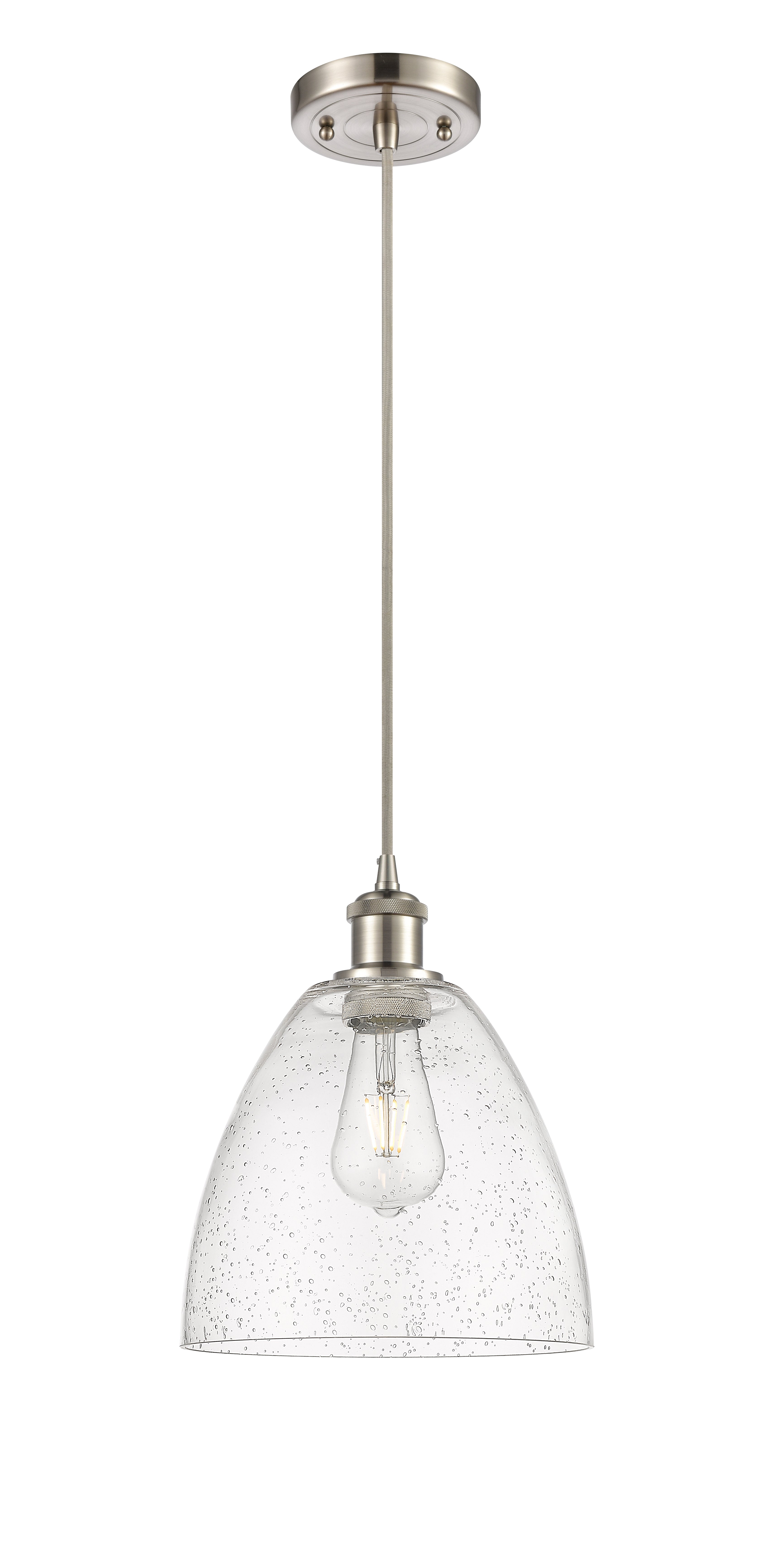 Ballston Mini Pendant Antique Brass Finish