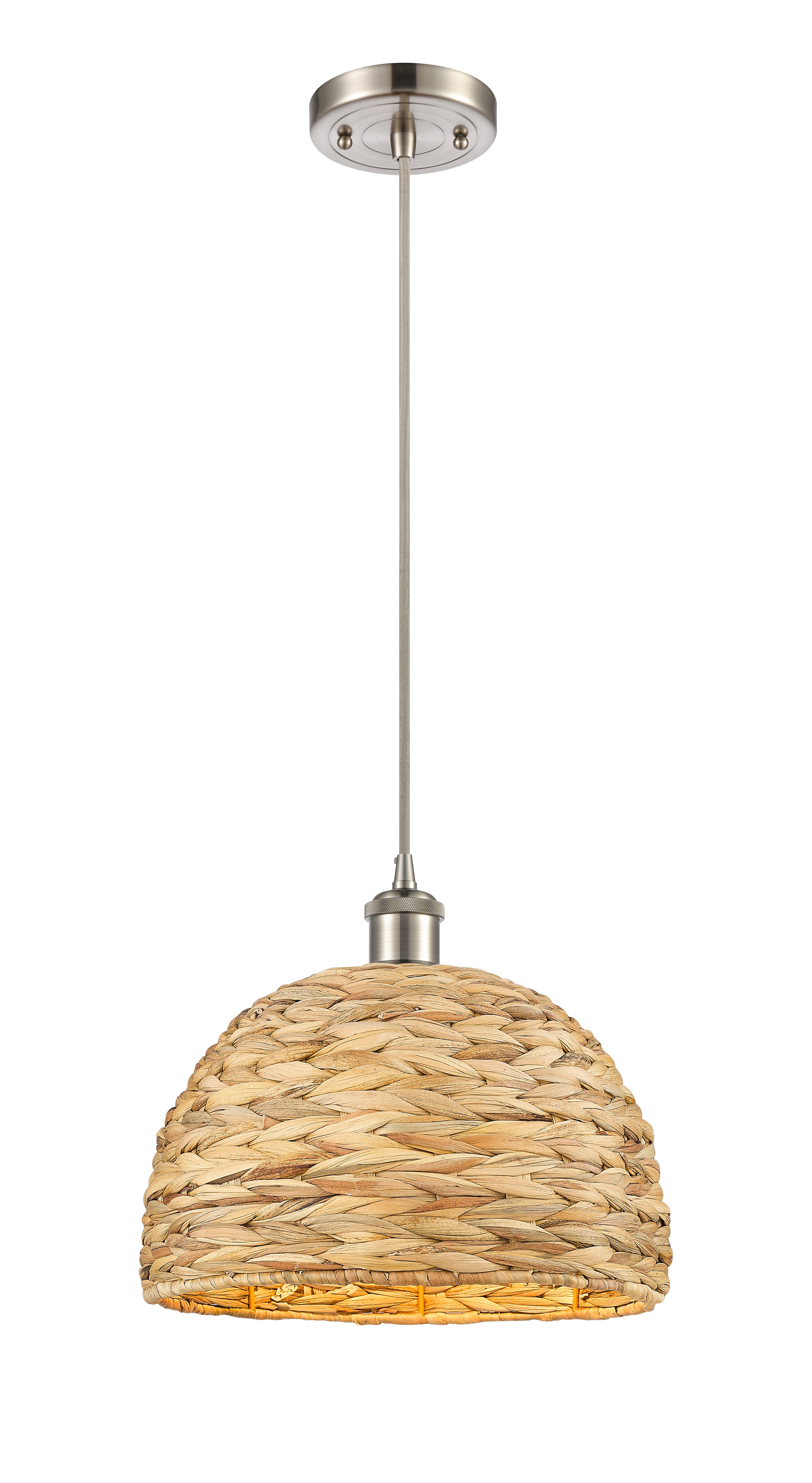 Ballston Mini Pendant Antique Brass 12 Inch